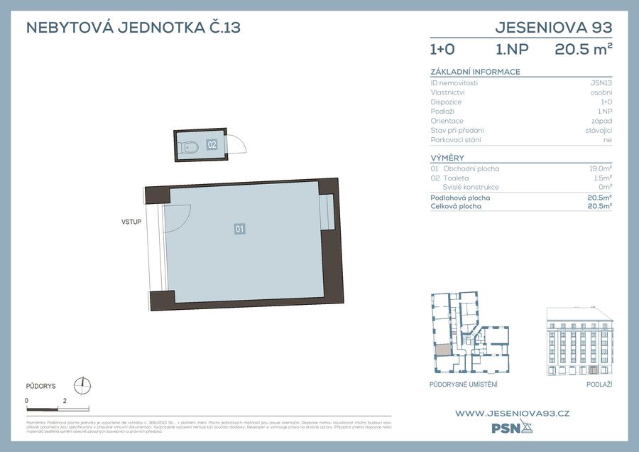 Komerční prostor v ulici Jana Želivského (13)