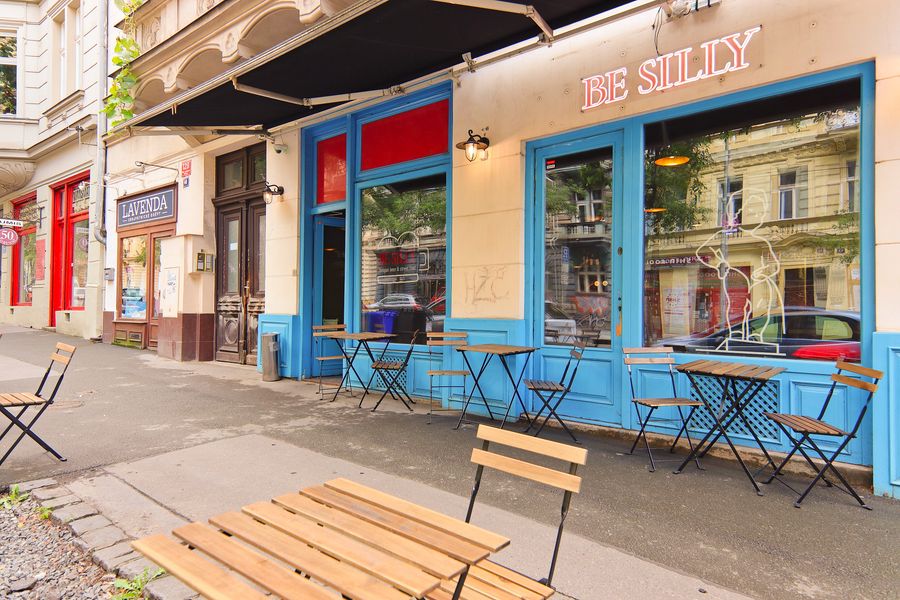 Restaurace v Korunní ulici