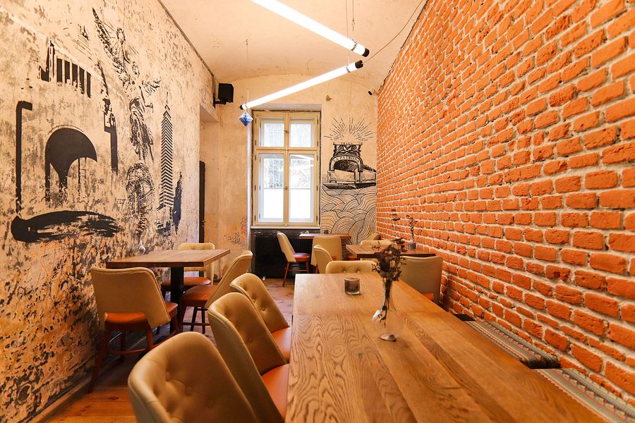 Kavárna v Korunní ulici